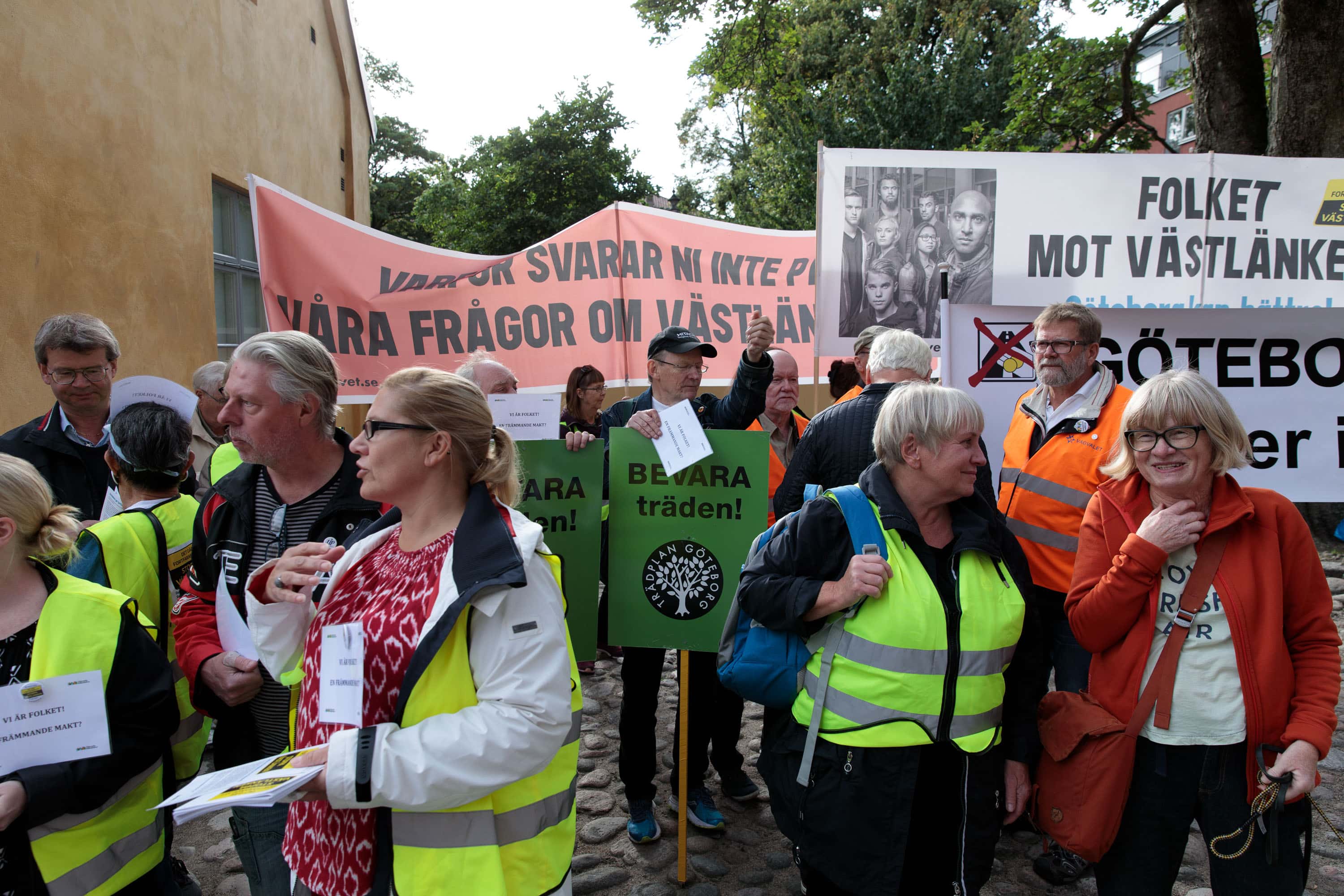 demonstration mot Västlänken