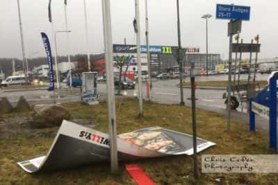 Willys Sisjöns nedskräpning i Stora ån