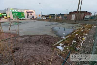 Stora Coop Sisjön nedskräpning av Stora ån