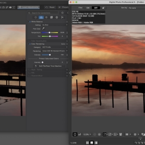 Canon EOS R6 jpeg colors in DxO Photolab