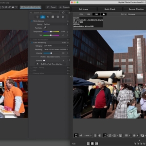 Canon R5 original jpeg colors in DxO Photolab with one-click: Camera Faithful profile